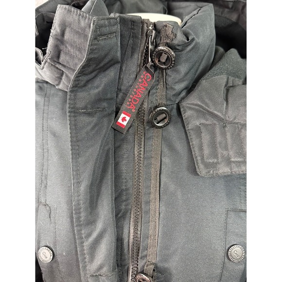 Canada Weathergear Long HEAVY Hooded Warm Parka Coat sz S (15595) - Picture 7 of 12